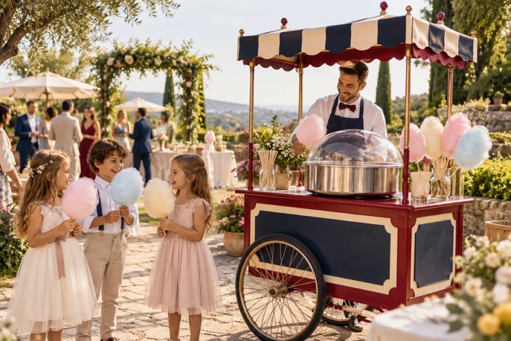 Carrito de Algodón de Azúcar · recreación visual