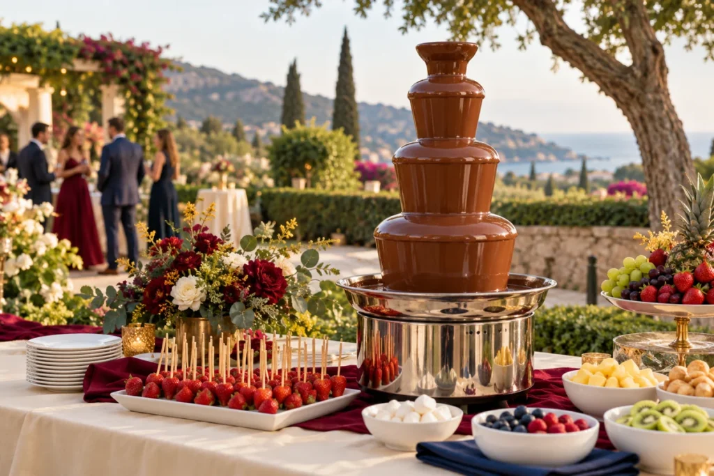 Fuentes de Chocolate · recreación visual