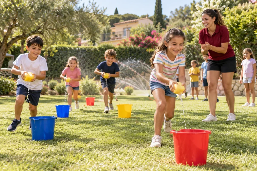 Juegos Acuáticos · recreación visual