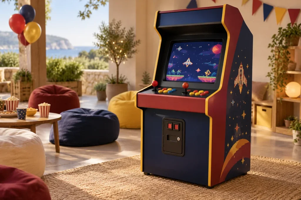 Máquina Recreativa Arcade · recreación visual
