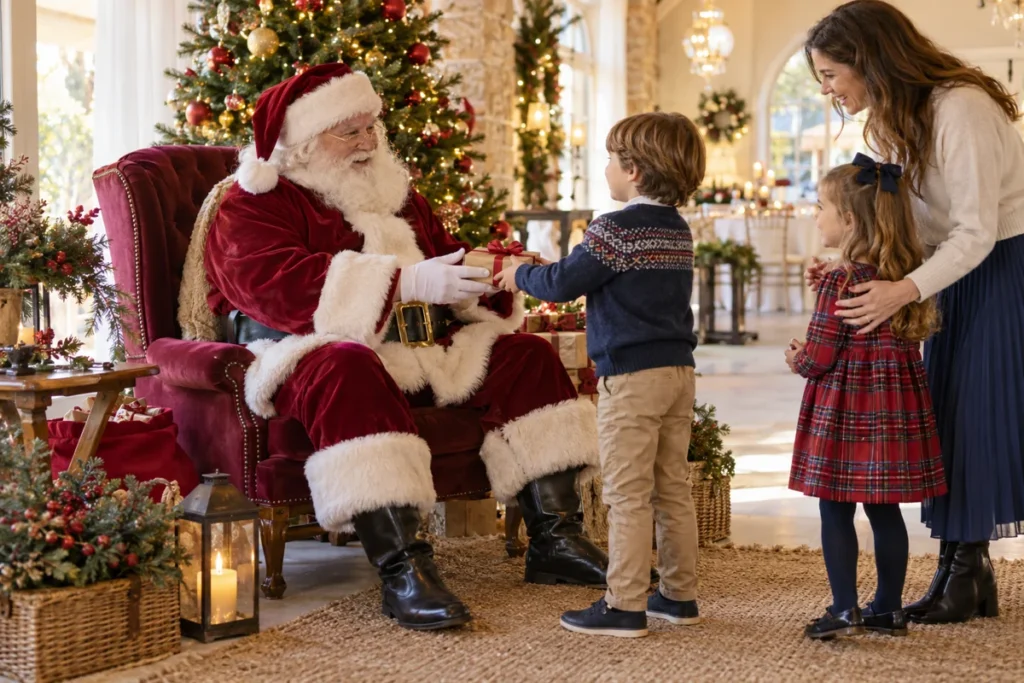 Papá Noel · recreación visual