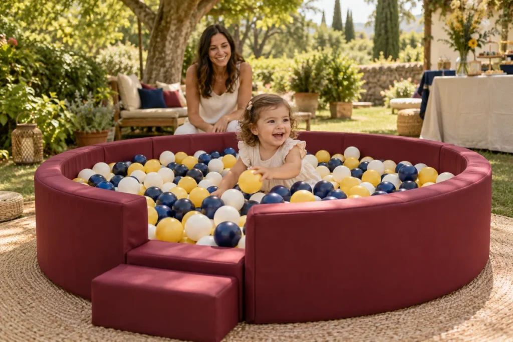 Piscina de Bolas · recreación visual