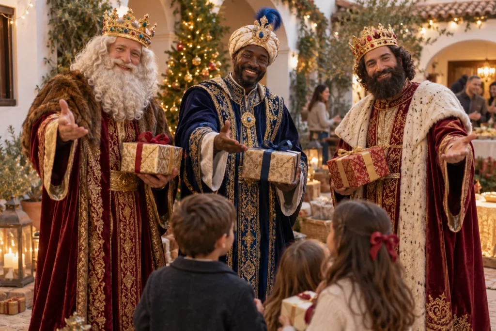 Reyes Magos · recreación visual