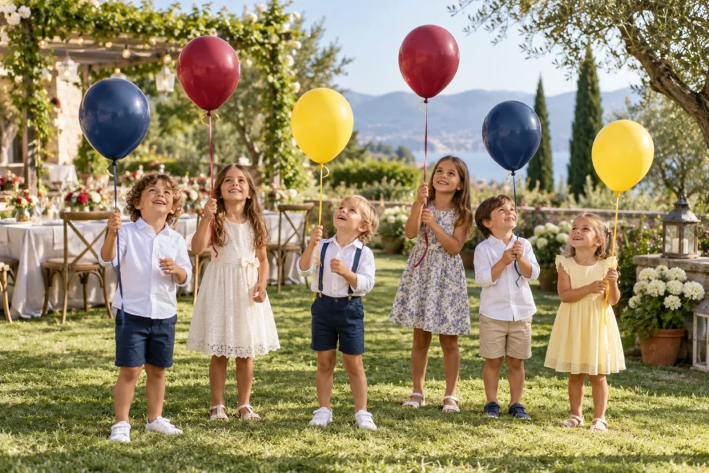 Sueltas de Globos de Helio · recreación visual